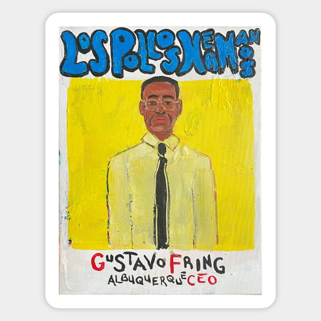 Gustavo Fring Sticker by ElSantosWorld